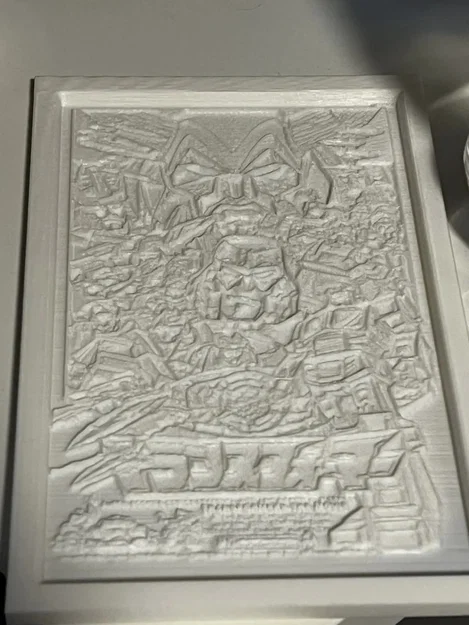 Lithophane poster biến thể phim Transformers 1986 - Image 2