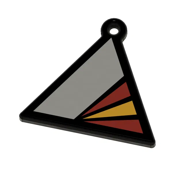 Móc khóa Karlsruhe in đa màu sắc và vật liệu - Image 2