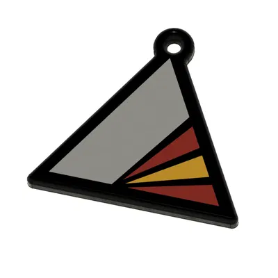 Móc khóa Karlsruhe in đa màu sắc và vật liệu