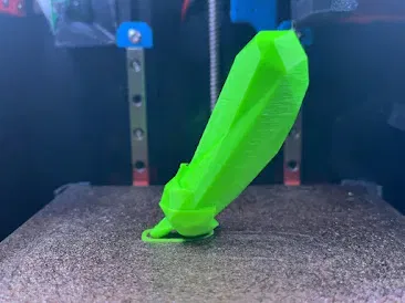 Cà tím low poly có thể in mà không cần hỗ trợ - Image 1