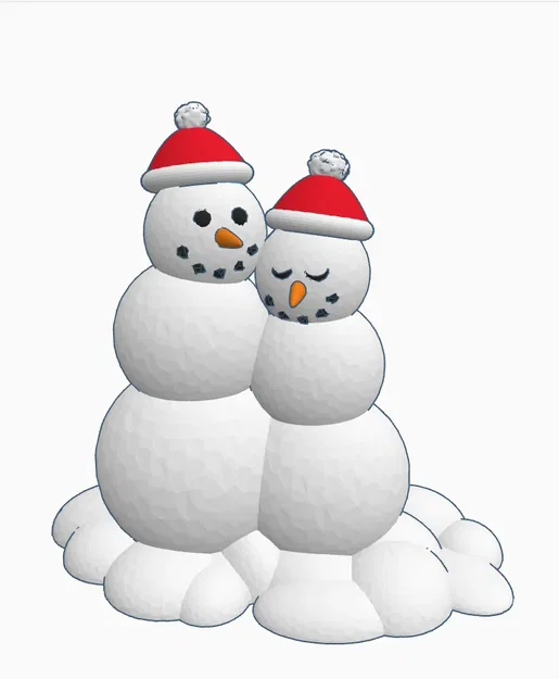 Cặp đôi tuyết ôm nhau ấm áp trong mùa Giáng sinh - Image 2