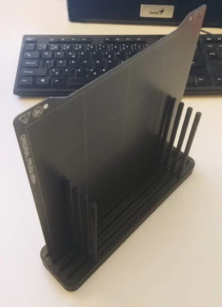 Giá đỡ lưu trữ đĩa in cho Prusa Mini - Image 1