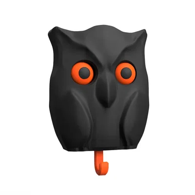 Giá đỡ chìa khóa hình cú với đôi mắt nhấp nháy