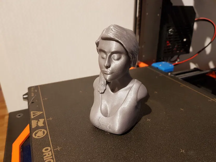 Tượng phụ nữ đơn giản với hỗ trợ cho cằm - Image 2