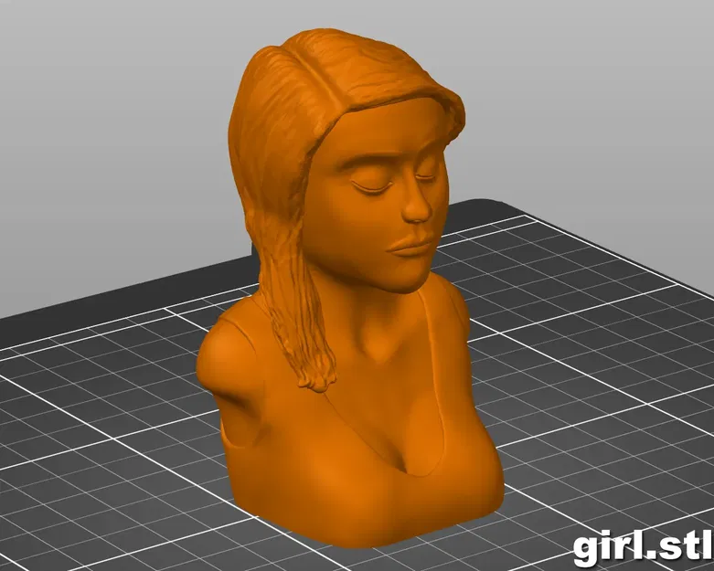 Tượng phụ nữ đơn giản với hỗ trợ cho cằm - Image 4