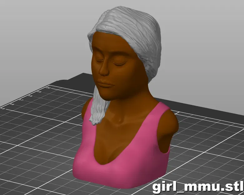 Tượng phụ nữ đơn giản với hỗ trợ cho cằm - Image 5