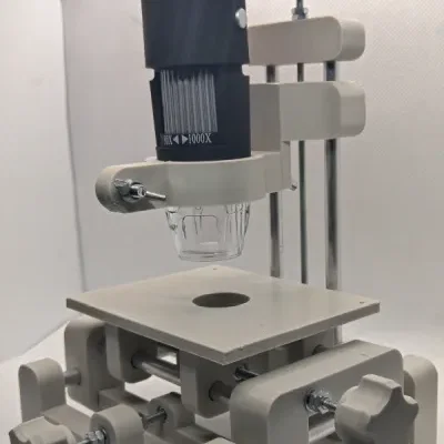 Giá đỡ kính hiển vi USB với chân đế x-y nhỏ gọn