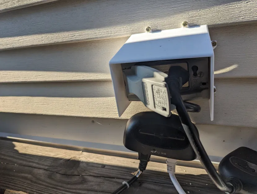 Nắp che mưa cho ổ cắm điện ngoài trời tiêu chuẩn - Image 2