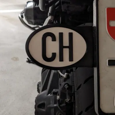 Biển số quốc gia CH cho xe máy