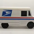 Xe tải bưu điện USPS mô phỏng chi tiết - Thumbnail 1