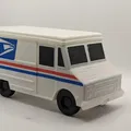 Xe tải bưu điện USPS mô phỏng chi tiết - Thumbnail 3