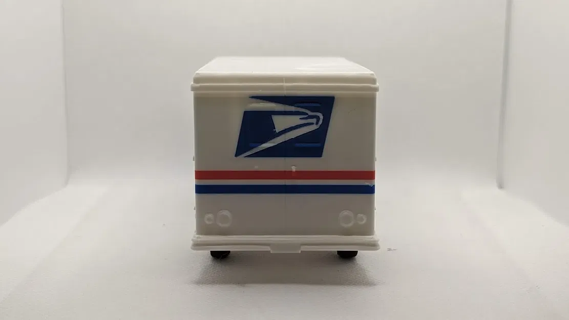 Xe tải bưu điện USPS mô phỏng chi tiết - Image 4