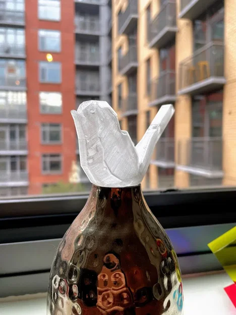 Kèn chim hót kiểu low poly in 3D không cần hỗ trợ - Image 2