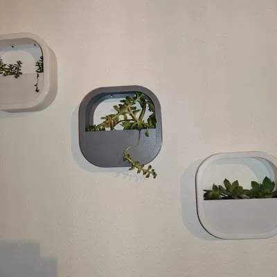 Chậu hoa treo tường dễ in từ vật liệu PETG