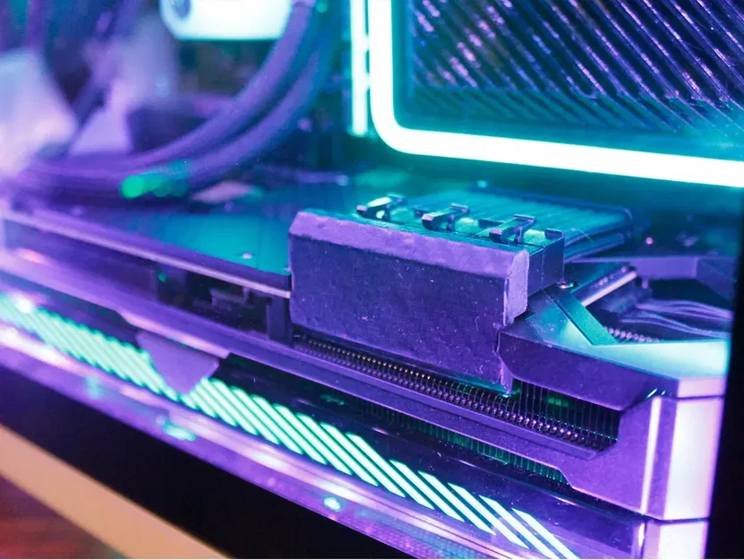 Nắp che đầu nối PCIE 8pin 180° cho GPU - Image 2