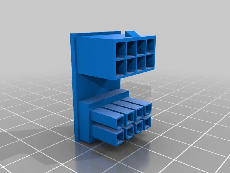 Nắp che đầu nối PCIE 8pin 180° cho GPU - Image 4