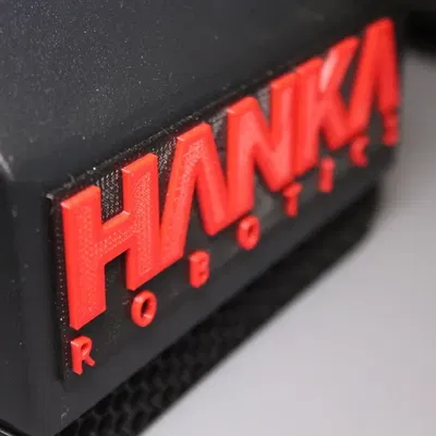 Biểu tượng 3D Hanka Robotics với thiết kế hiện đại