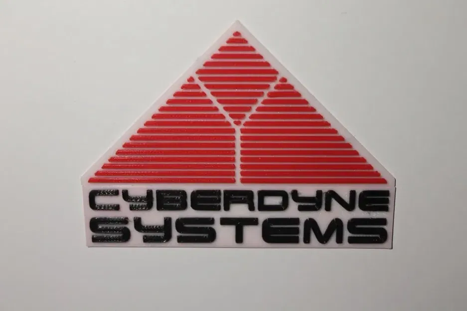 Biểu tượng 3D Cyberdyne Systems từ Terminator - Image 1