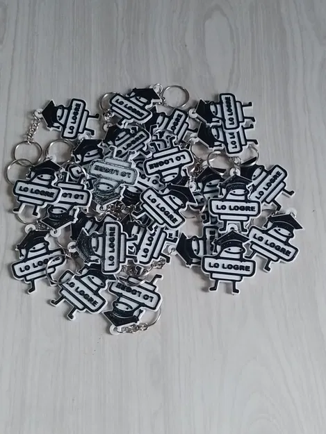 Nhân vật Flork với mũ và bia cho móc khóa - Image 2