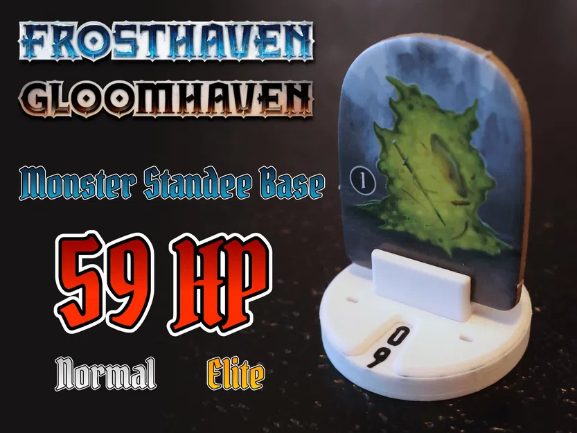 Cơ sở standee quái vật Frosthaven với 59 HP - Image 1