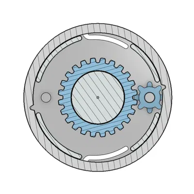 Cơ sở standee quái vật Frosthaven với 59 HP