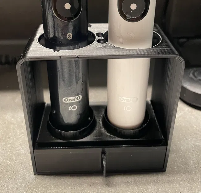 Giá đỡ bàn chải điện với khay hứng nước - Image 3