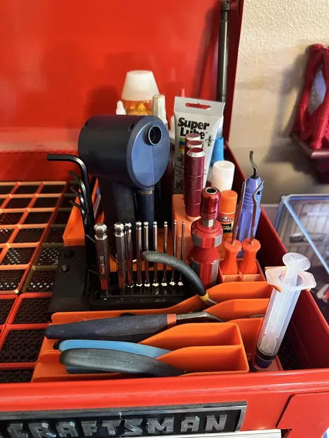 Mô-đun lưu trữ quạt Opolar cho dự án Gridfinity - Image 2