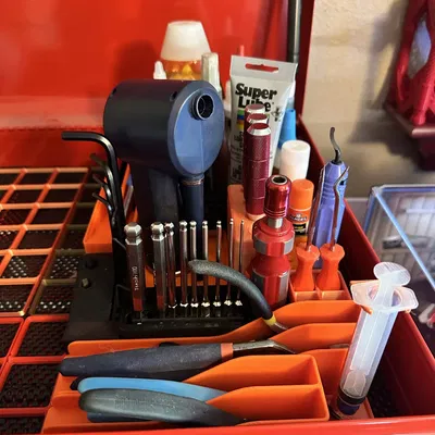 Mô-đun lưu trữ quạt Opolar cho dự án Gridfinity