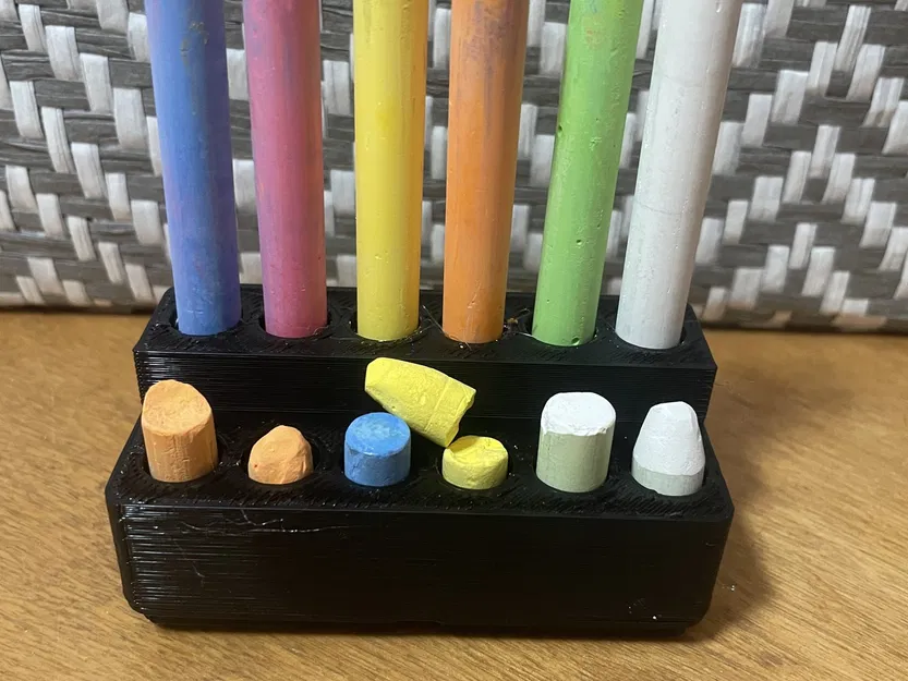 Giá đỡ phấn bảng Gridfinity cho 12 viên phấn - Image 2