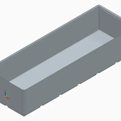 Hộp Gridfinity tiêu chuẩn trong Solid Edge với tham số điều chỉnh