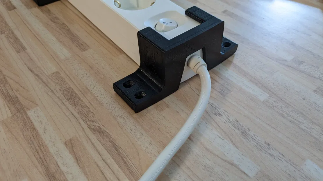 Giá đỡ ổ cắm điện 3 ngả với khe cắm USB và dây cáp - Image 2