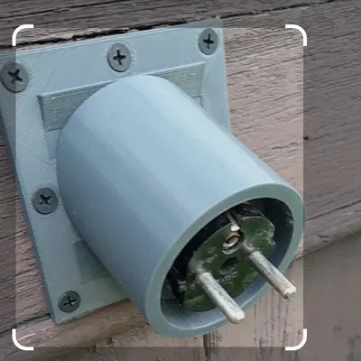 Bộ phận nối dây điện qua tường cho thiết bị gia dụng