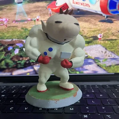 Nhân vật Captain Olimar phiên bản Ultra Swole từ Pikmin