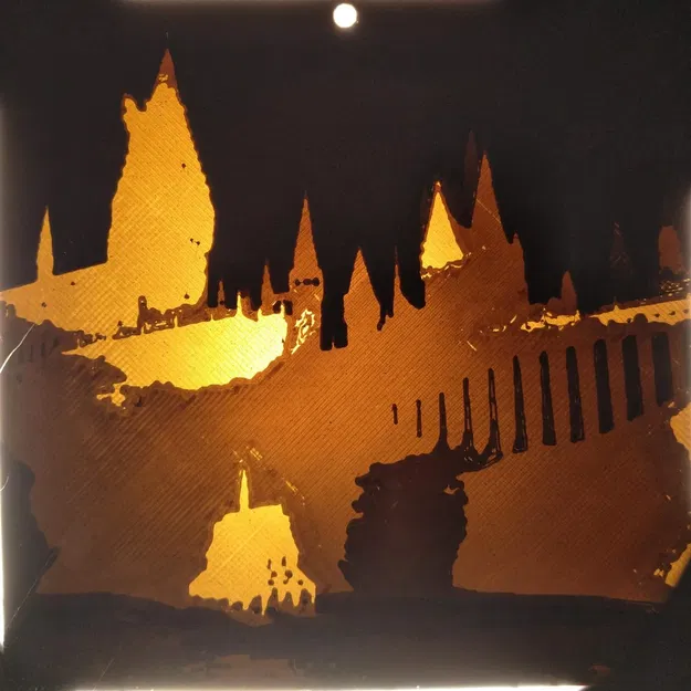 Cảnh Hồ Hogwarts dưới dạng Lithophane - Image 1