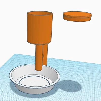 Bát nước cho mèo thiết kế hiện đại