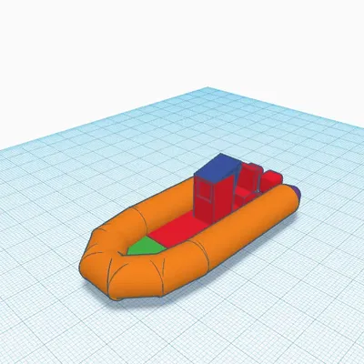 Thuyền bơm hơi đa năng cho trò chơi và vận chuyển