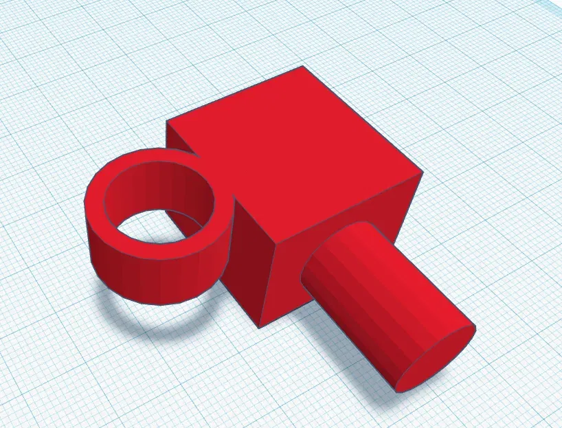 Cán núm điều chỉnh Tina 2 với lỗ cho ngón tay - Image 1