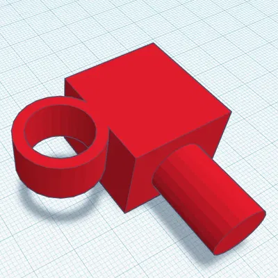 Cán núm điều chỉnh Tina 2 với lỗ cho ngón tay