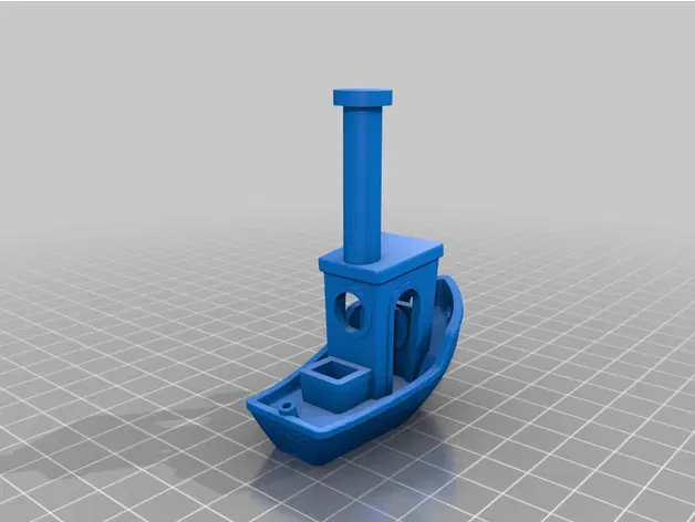 Mô hình thuyền benchy có ống khói cho máy in 3D - Image 1