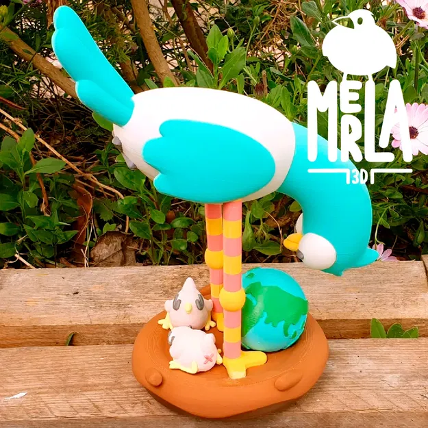 Tổ chim xinh xắn với chú chim con màu xanh - Image 5