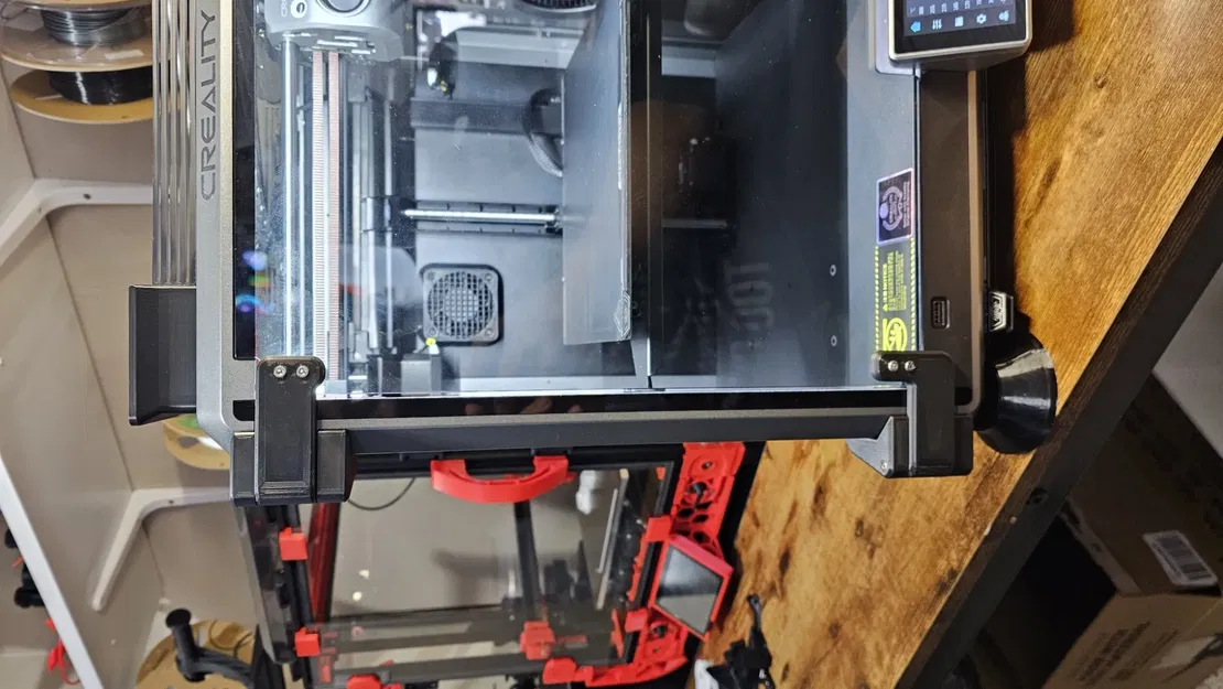 Bản lề cửa 270° cho Creality K1 với khóa cửa - Image 1