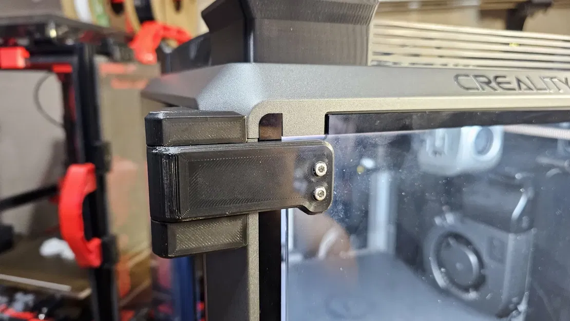 Bản lề cửa 270° cho Creality K1 với khóa cửa - Image 3