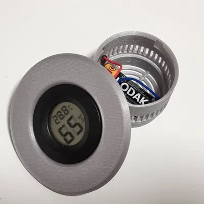 Container cuộn hygrometer silica hút ẩm sử dụng pin AAA