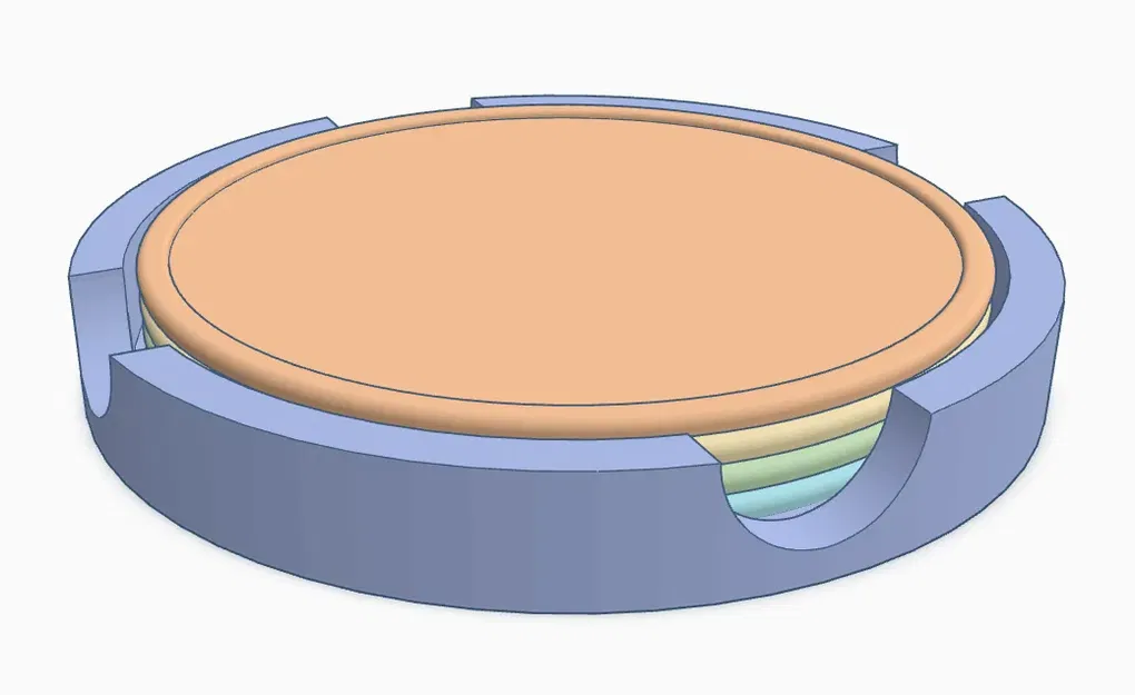 Giá đỡ ly nước cho 4 đế lót ly - Image 1
