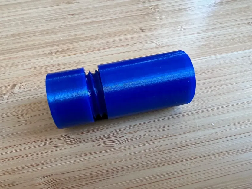 Bình chứa hình trụ đơn giản với nắp vặn cho in 3D - Image 2