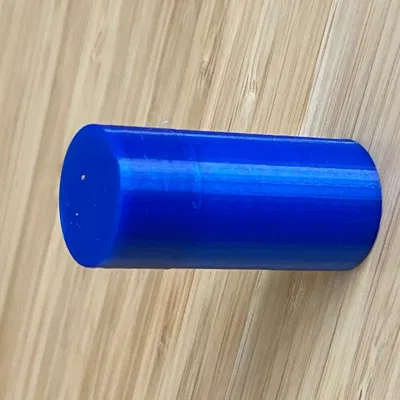 Bình chứa hình trụ đơn giản với nắp vặn cho in 3D