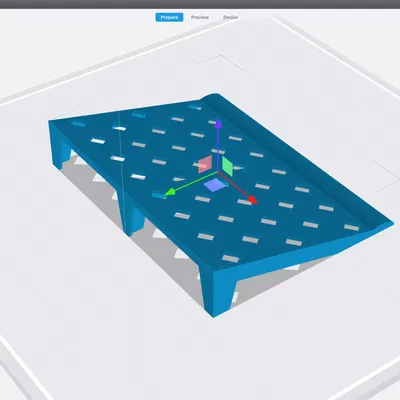 Bàn phím mini nửa kích thước với khay nghiêng