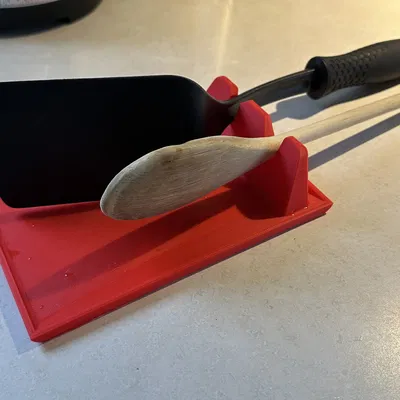 Giá đỡ thìa nhà bếp tiện lợi trong quá trình nấu ăn