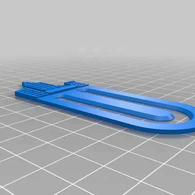 Đánh dấu sách hình chân trời thành phố nhiều màu sắc