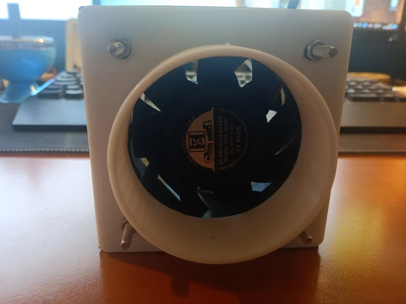 Bloc thông gió cho máy cắt laser với quạt 80mm - Image 2